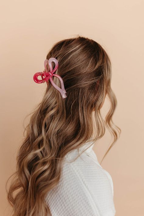 Bow Hair Claw Clip