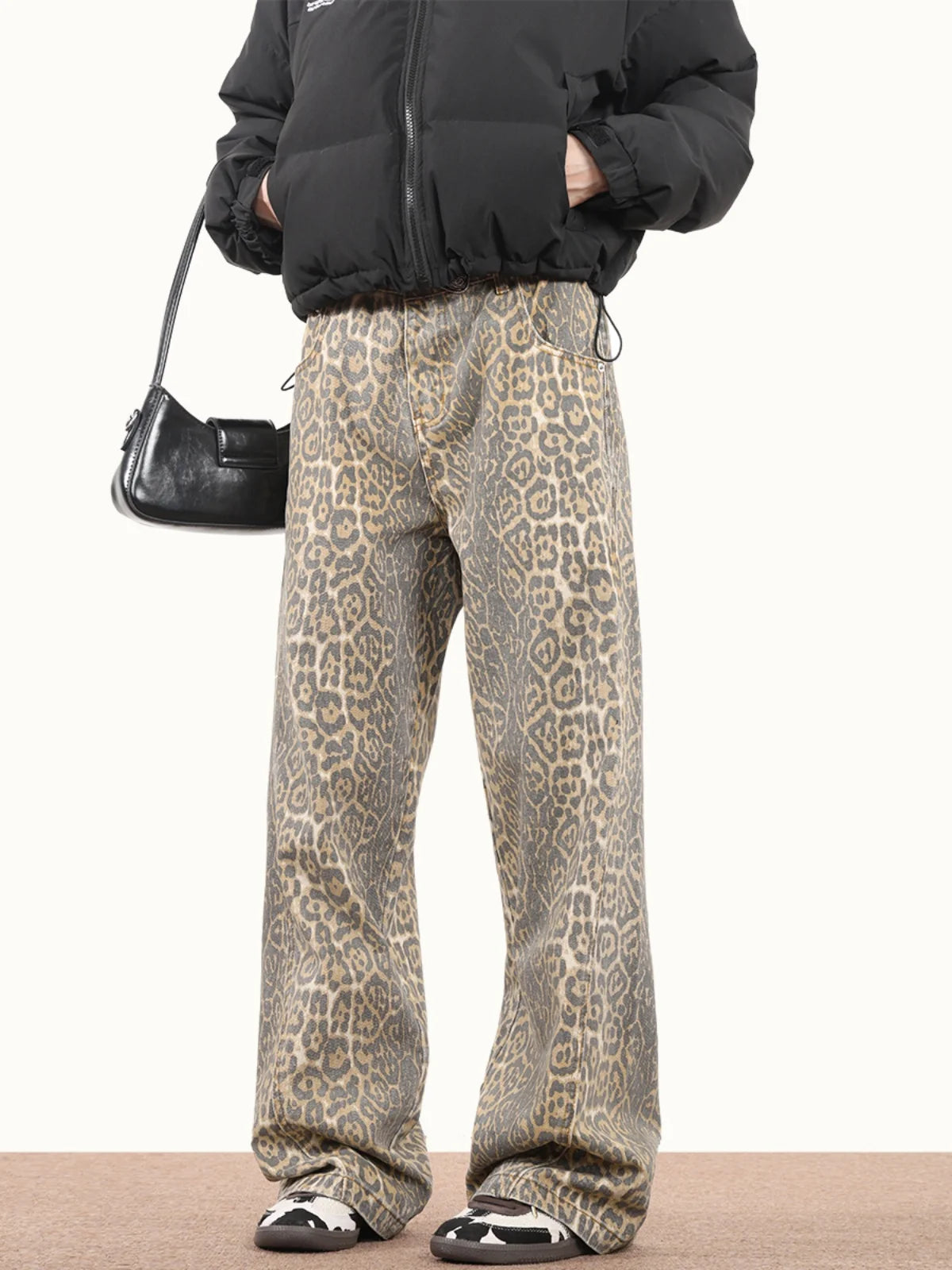 Logan Leopard Jeans