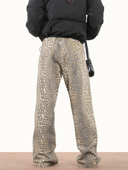 Logan Leopard Jeans