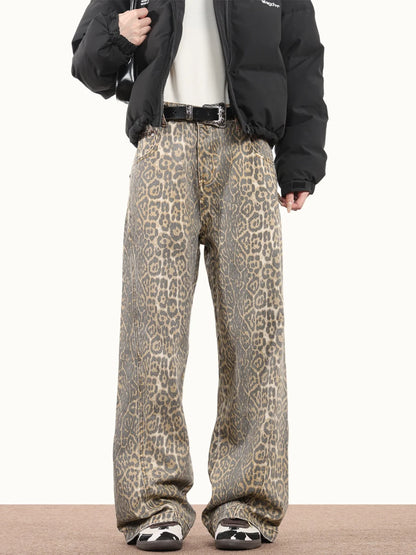 Logan Leopard Jeans